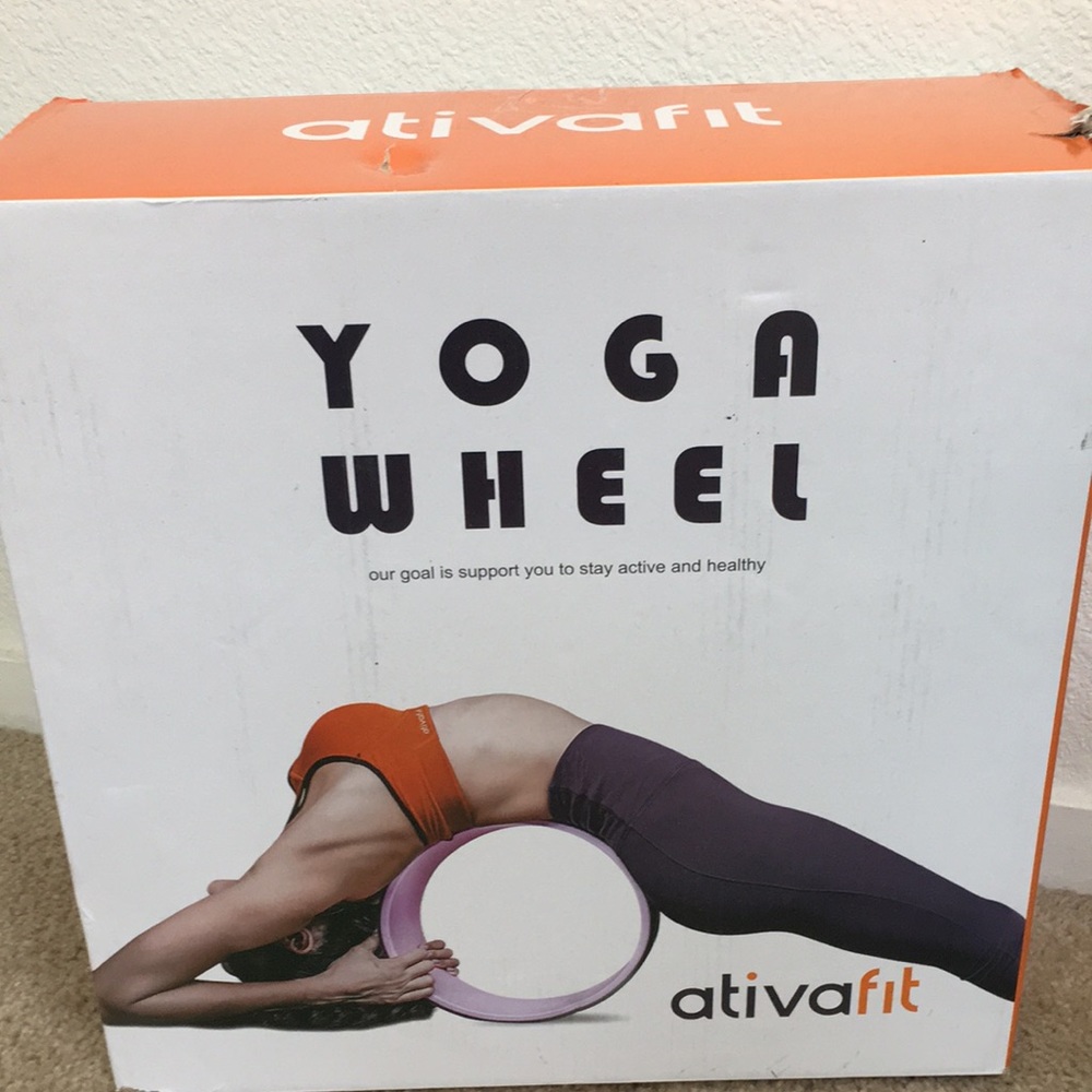 YOGA WHEEL/ atovafit/2 wheels, instruction sheets